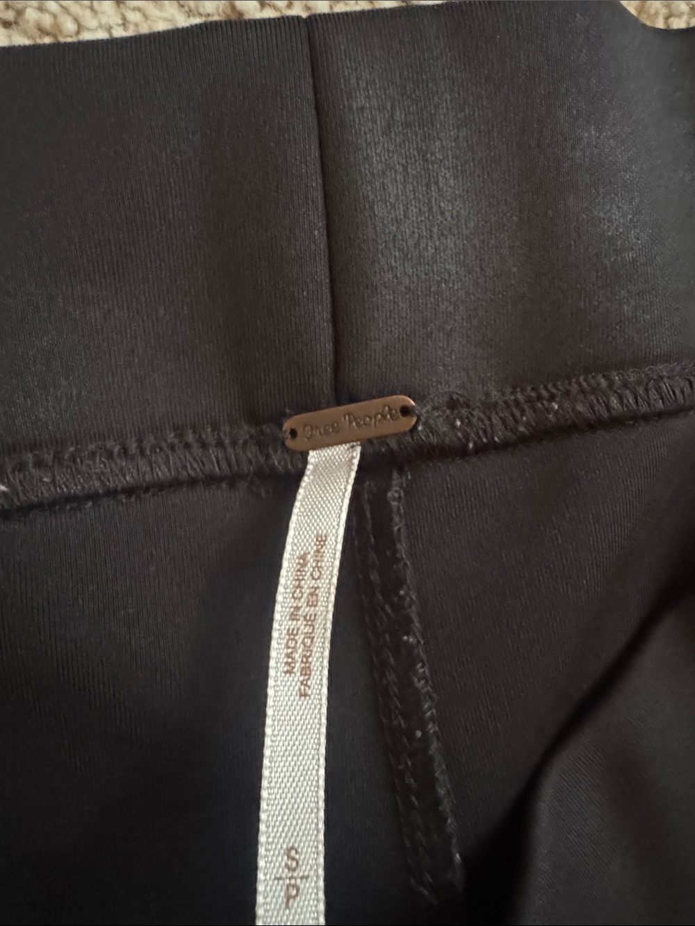 Free People Black high-rise fit Leggings - Picture 3 of 4
